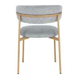 Krzesło tapicerowane Elton D Brego 07 szare Krzesło tapicerowane Elton D Brego 07 szare