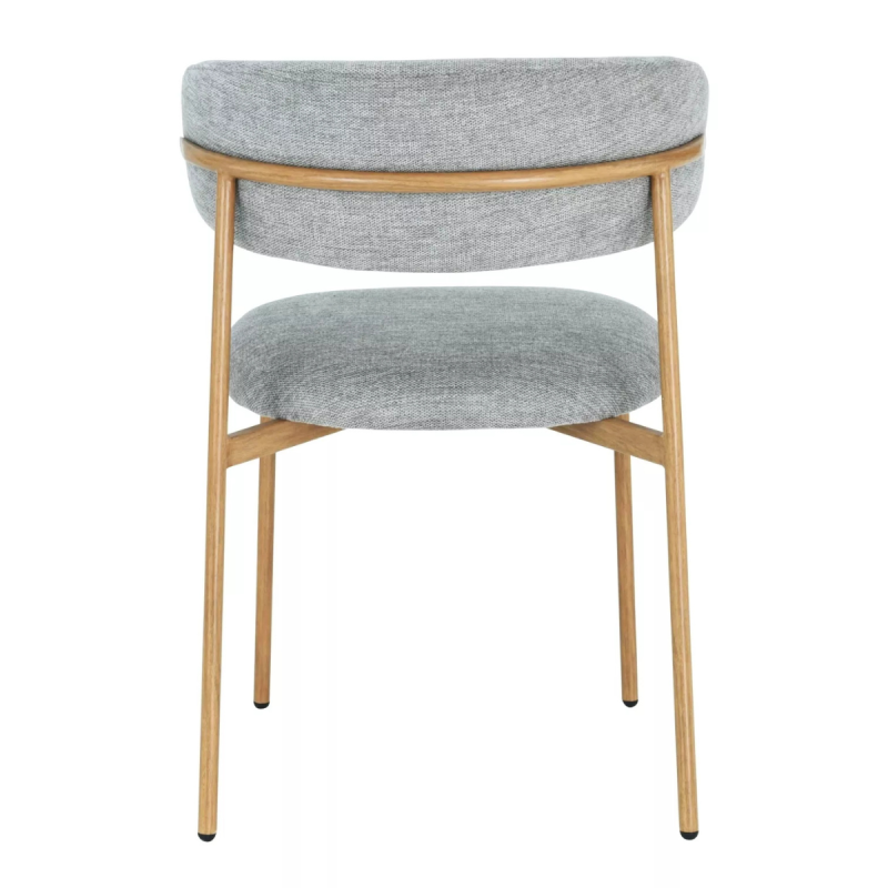 Krzesło tapicerowane Elton D Brego 07 szare