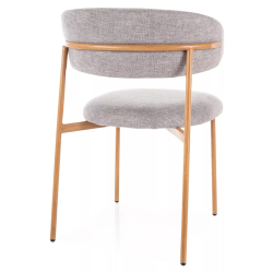 Krzesło tapicerowane Elton D Brego 07 szare Krzesło tapicerowane Elton D Brego 07 szare