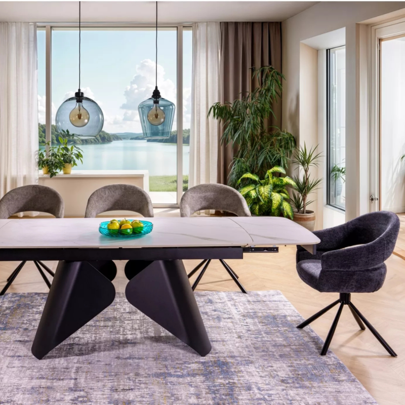 Krzesło obrotowe Borgo Raven 07 szare