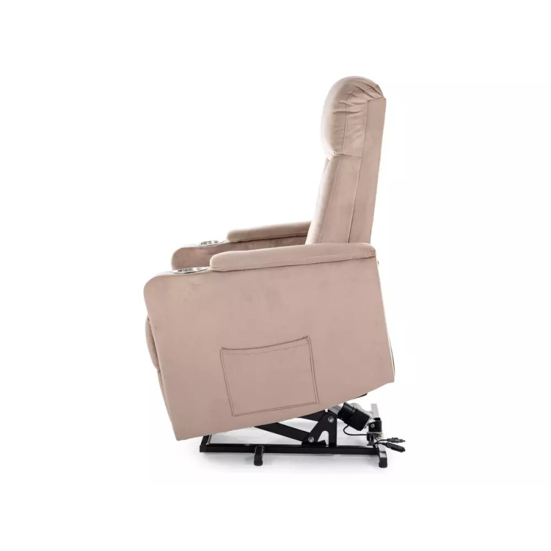 Fotel rozkładany Ikar 40 ciemny beż