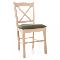 Krzesło drewniane tapicerowane CD-56 246 zielone