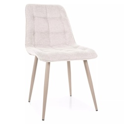 Krzesło tapicerowane Chic Brego Kaszmir Brego 22 jasny beż