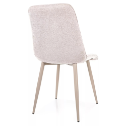 Krzesło tapicerowane Chic Brego Kaszmir Brego 22 jasny beż