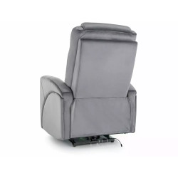 Fotel rozkładany Kronos Velvet 14 szary