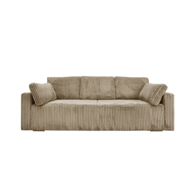 Nowoczesna sofa Bianca beżowa z funkcją spania
