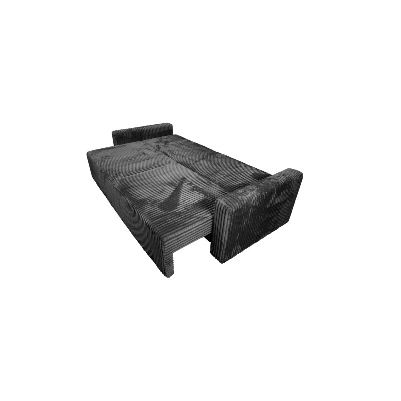 Nowoczesna sofa Bianca ciemnoszara z funkcją spania