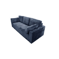 Nowoczesna sofa Bianca granatowa z funkcją spania