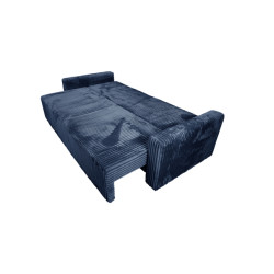 Nowoczesna sofa Bianca granatowa z funkcją spania
