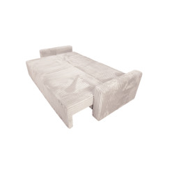 Nowoczesna sofa Bianca kremowa z funkcją spania