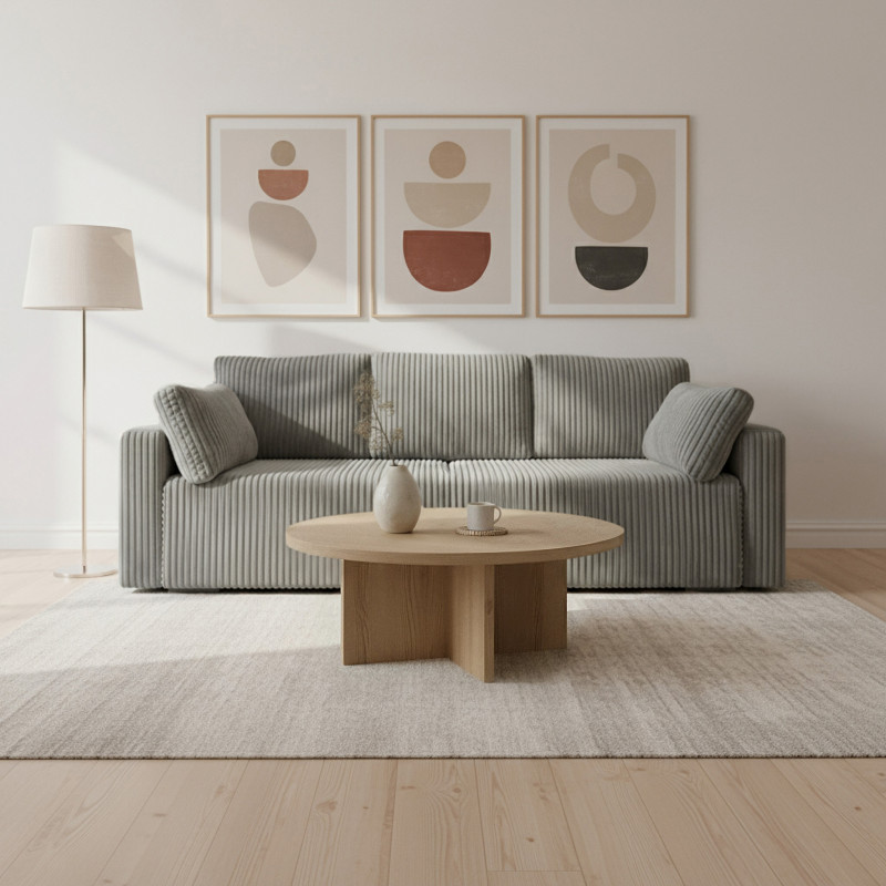 Nowoczesna sofa Bianca szara z funkcją spania