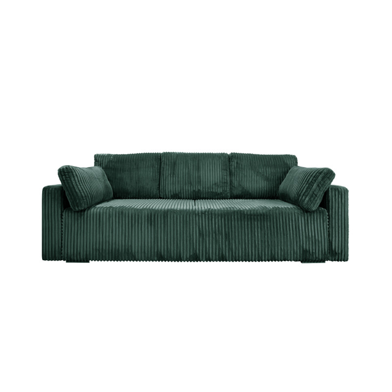 Nowoczesna sofa Bianca zielona z funkcją spania