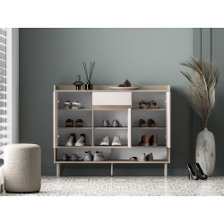 Szafka na buty Voco 02 Cashmere/Dąb Cremona Ml Meble