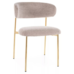 Krzesło tapicerowane Elton Raven Raven 30 ciemny beż