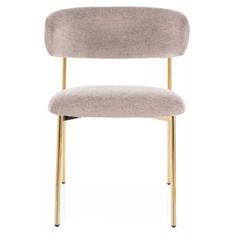 Krzesło tapicerowane Elton Raven Raven 30 ciemny beż