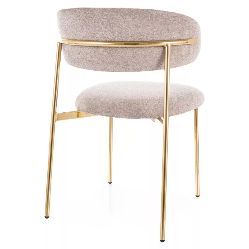 Krzesło tapicerowane Elton Raven Raven 30 ciemny beż