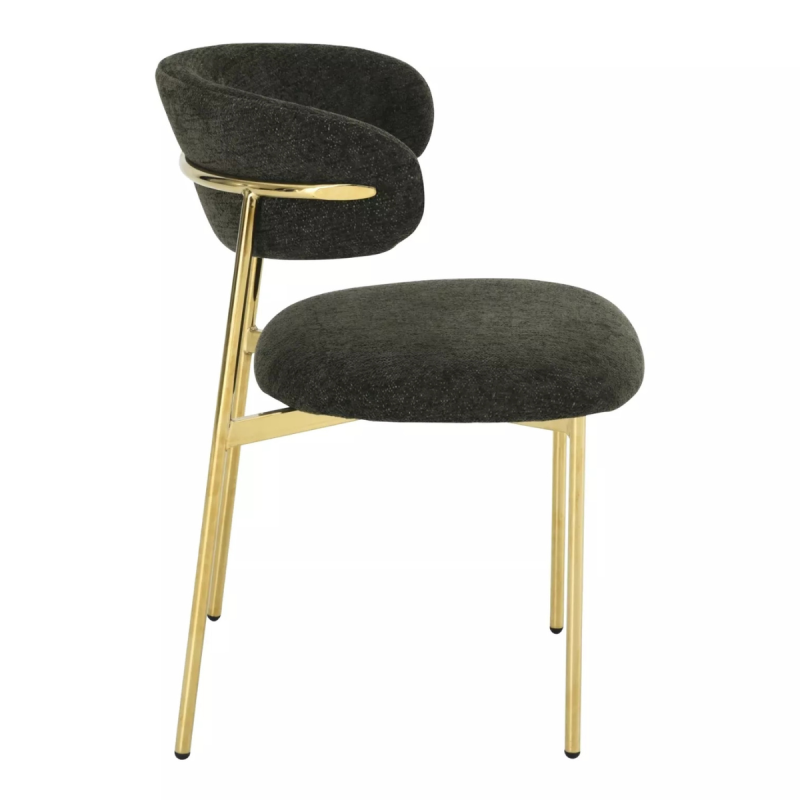 Krzesło tapicerowane Elton Raven Raven 78 oliwkowe