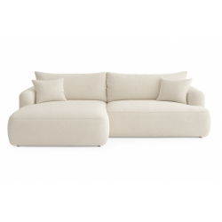 Nowoczesny tapicerowany narożnik Coco beżowy / abriamo 3 Nowoczesny tapicerowany narożnik Coco beżowy / abriamo 3