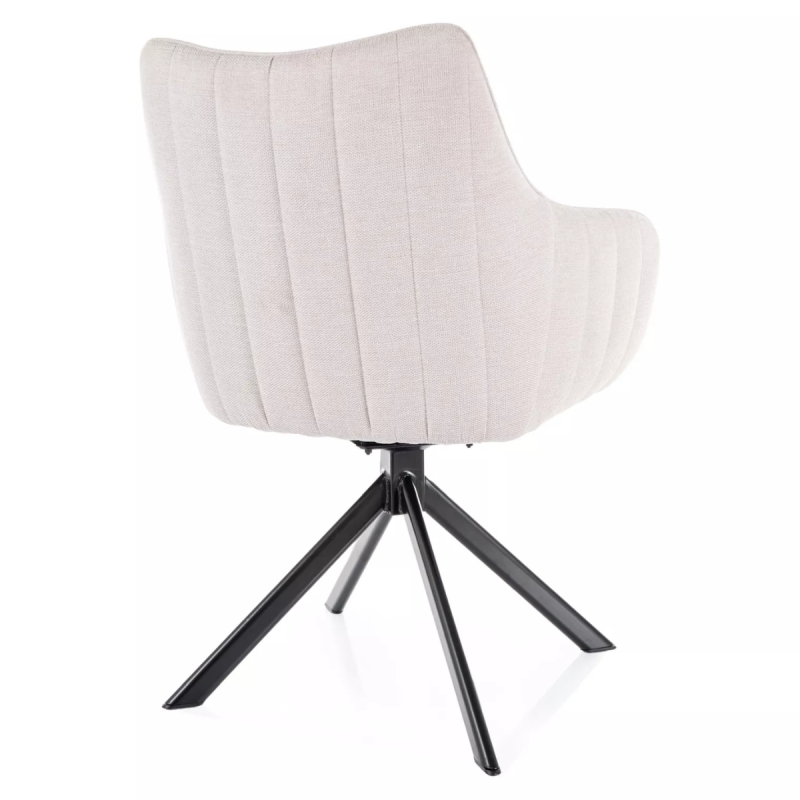 Krzesło obrotowe Azalia Velvet Bluvel 30 jasny beż