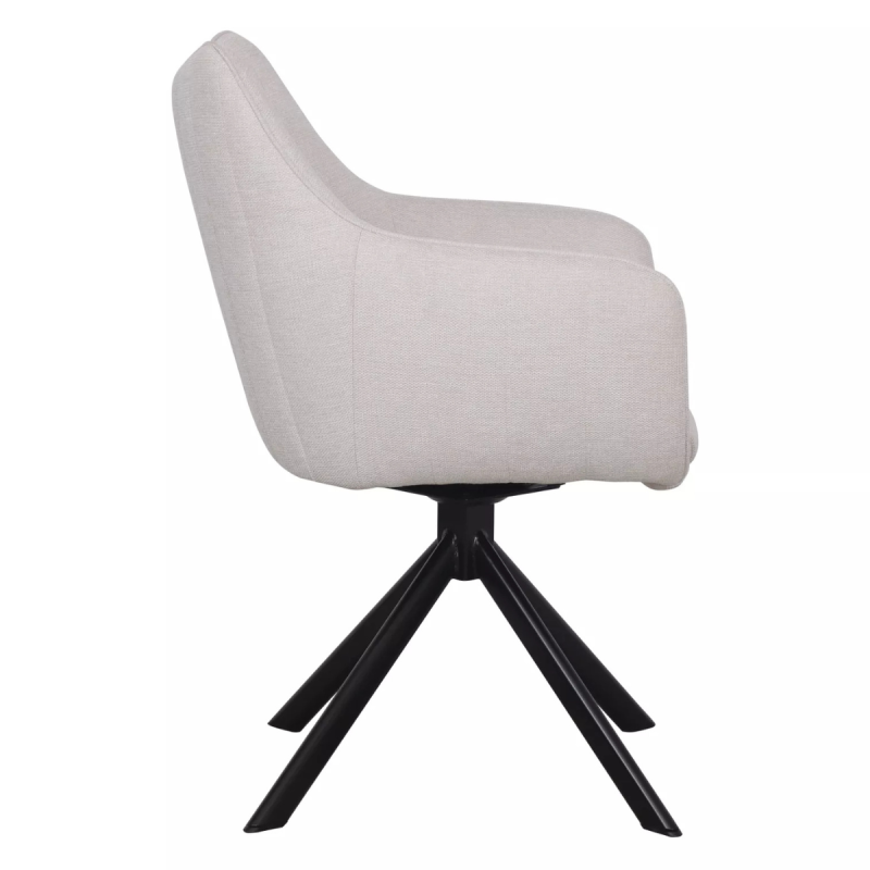 Krzesło obrotowe Azalia Velvet Bluvel 30 jasny beż