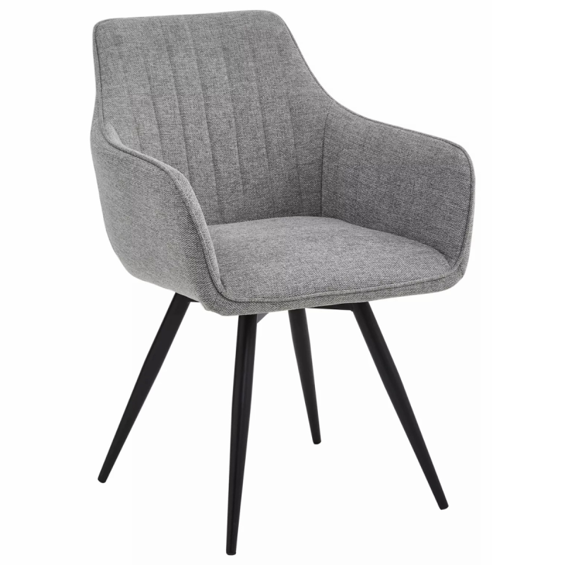 Krzesło tapicerowane Ballo Brego 07 szare