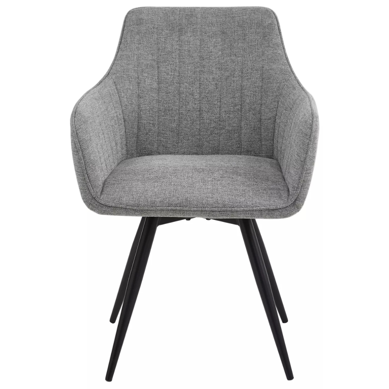 Krzesło tapicerowane Ballo Brego 07 szare