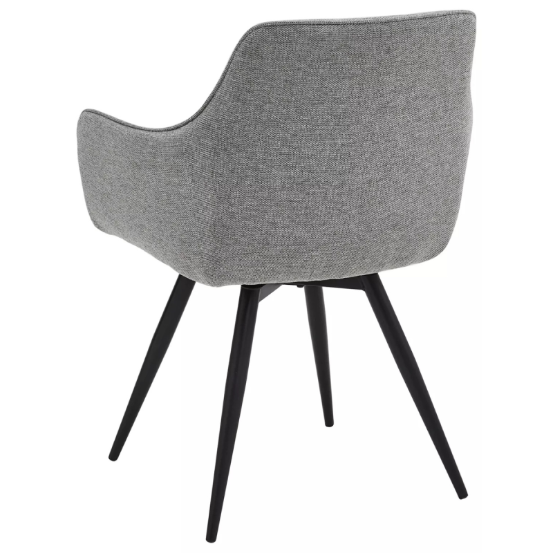 Krzesło tapicerowane Ballo Brego 07 szare