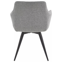 Krzesło tapicerowane Ballo Brego 07 szare