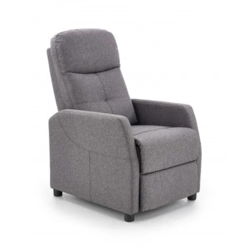 Rozkładany fotel wypoczynkowy do spania Nyx 2 popielaty