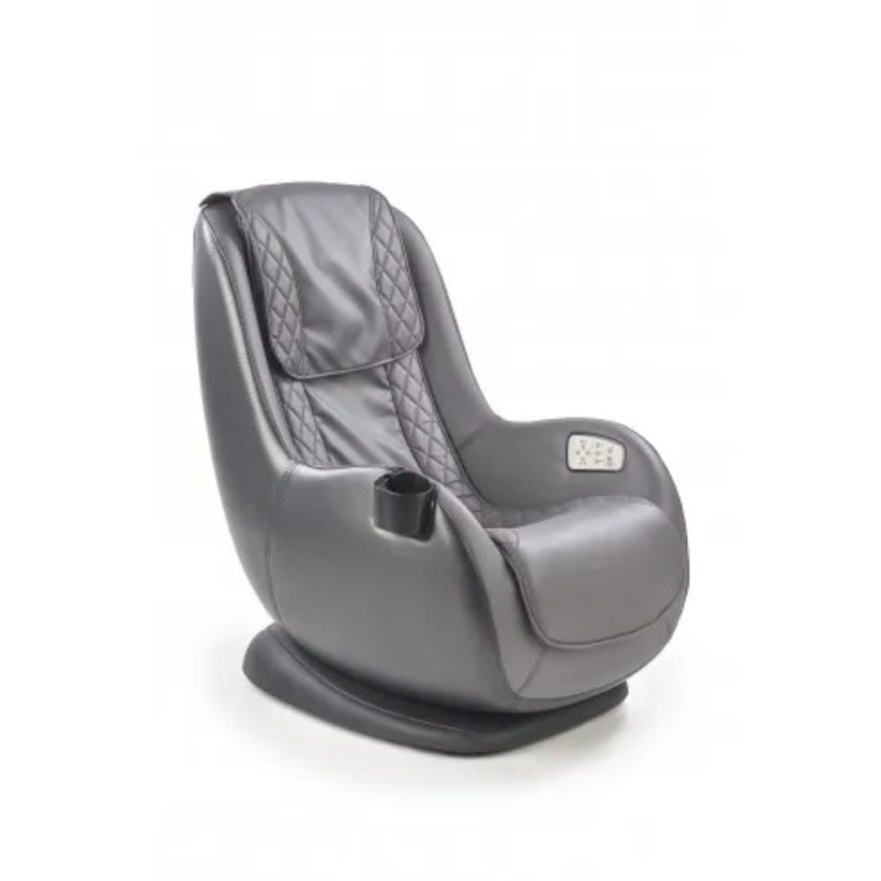 Nowoczesny fotel masujący Gorge w kolorze szarym