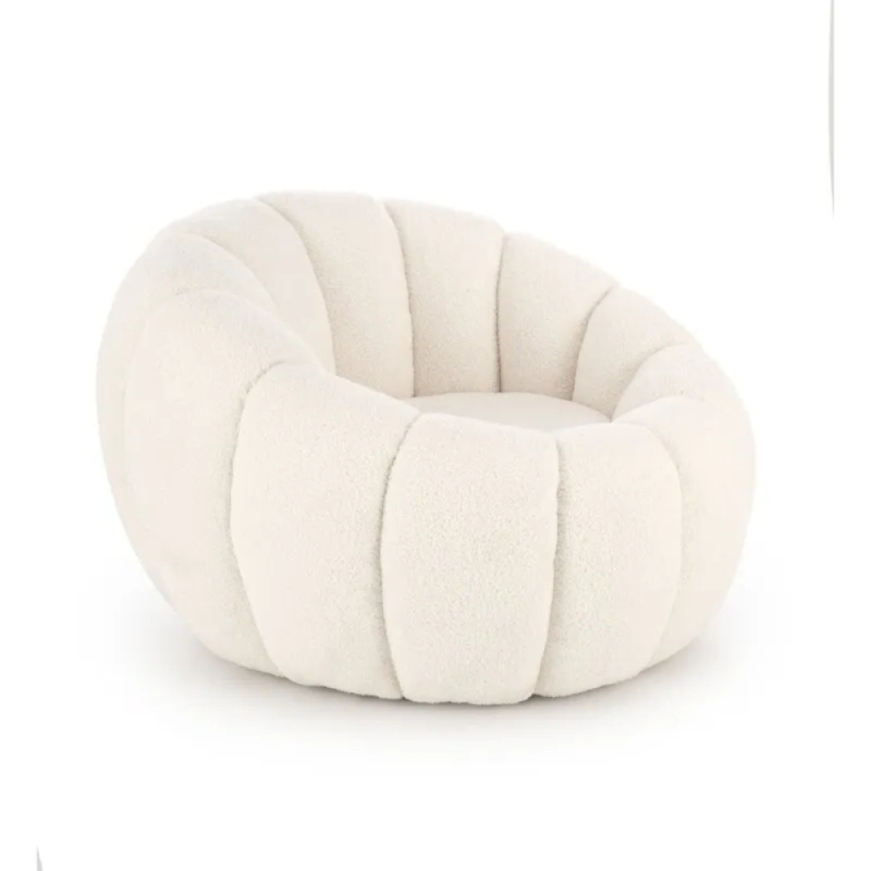 GASPAR fotel wypoczynkowy kremowy