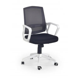 ASCOT fotel pracowniczy czarno-popielaty-biały