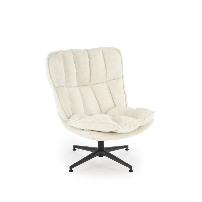 FOFANA fotel wypoczynkowy kremowy FOFANA fotel wypoczynkowy kremowy