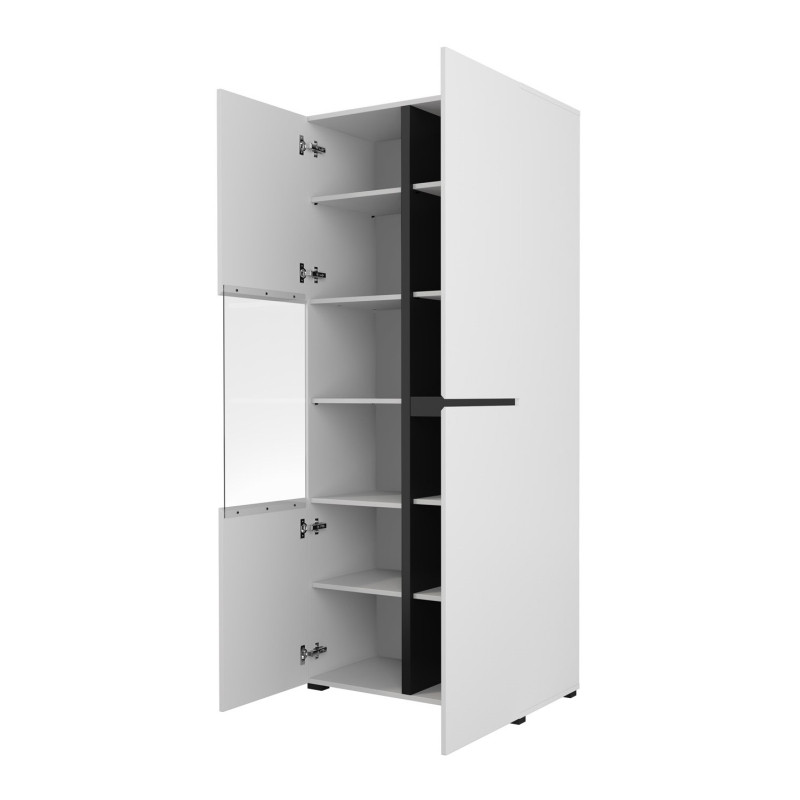 Witryna Cross 3D 12 Biały/czarny Helvetia Wieruszów