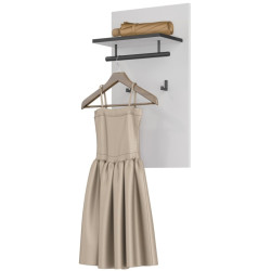 Panel z wieszakami Cross 03 Biały/czarny Helvetia Wieruszów Panel z wieszakami Cross 03 Biały/czarny Helvetia Wieruszów