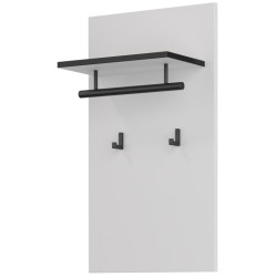 Panel z wieszakami Cross 03 Biały/czarny Helvetia Wieruszów