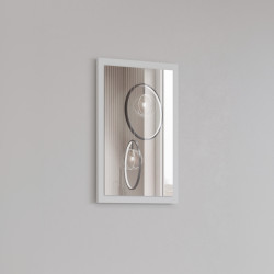 Lustro Cross 04 Biały Helvetia Wieruszów