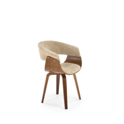 Krzesło z giętego drewna Venus beżowy/orzechowy