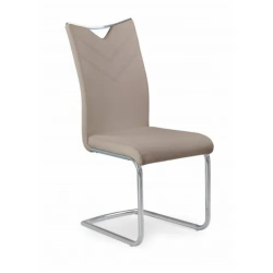 Krzesło tapicerowane Luxe cappuccino