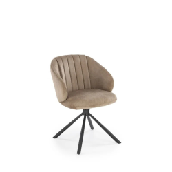 Krzesło obrotowe Evora cappuccino/czarne nogi