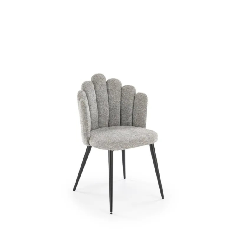 Stylowe krzesło tapicerowane Dylan popielate Stylowe krzesło tapicerowane Dylan popielate