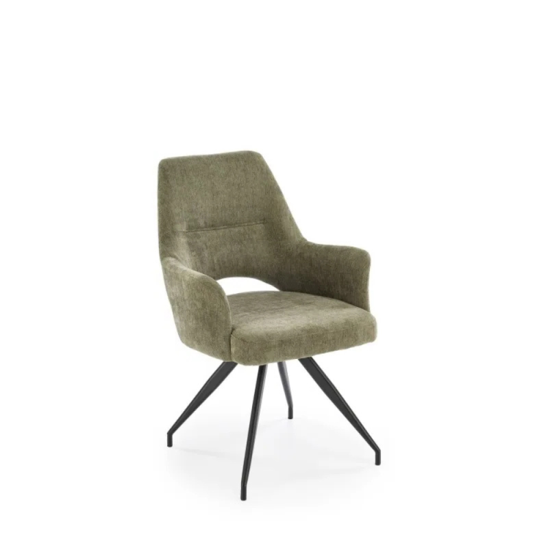 Eleganckie krzesło obrotowe Grayson oliwkowe Eleganckie krzesło obrotowe Grayson oliwkowe