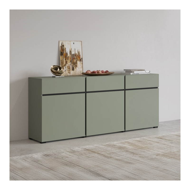 Komoda 3D3S Cross 41 Zieleń Helvetia Wieruszów