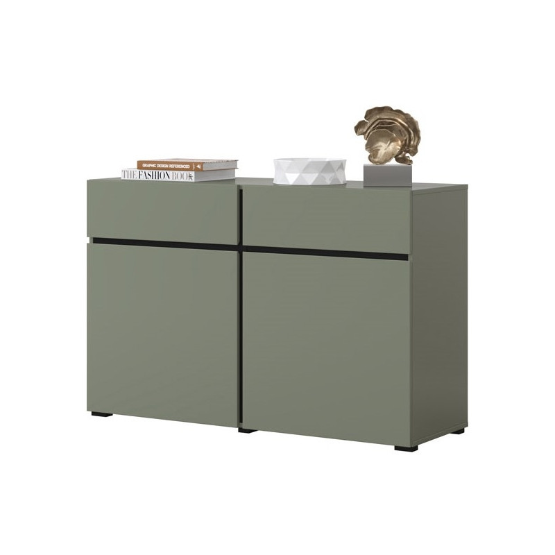 Komoda 2D2S Cross 45 Zieleń Helvetia Wieruszów