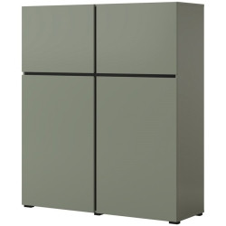 Komoda wysoka 4D Cross 76 Zieleń Helvetia Wieruszów