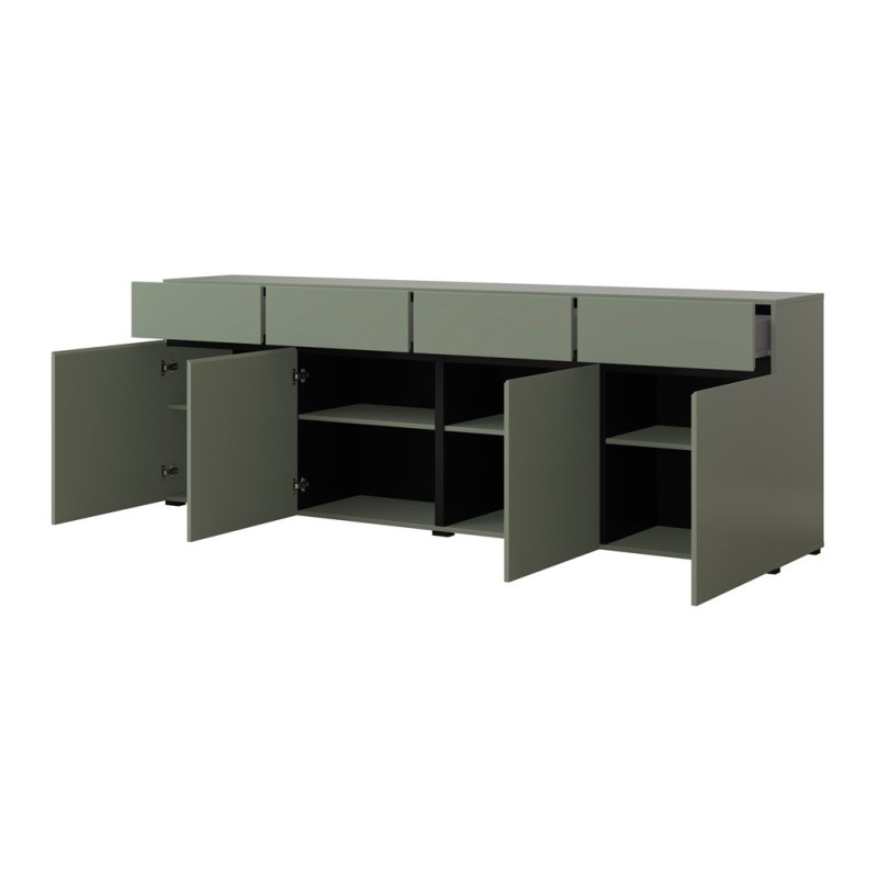 Komoda 4D4S Cross 25 Zieleń Helvetia Wieruszów