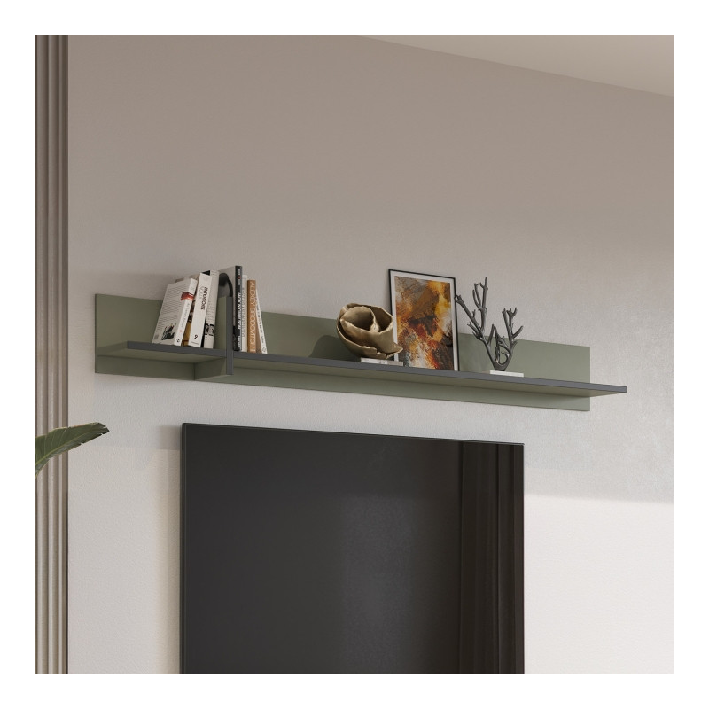 Półka ścienna Cross 02 Zieleń Helvetia Wieruszów