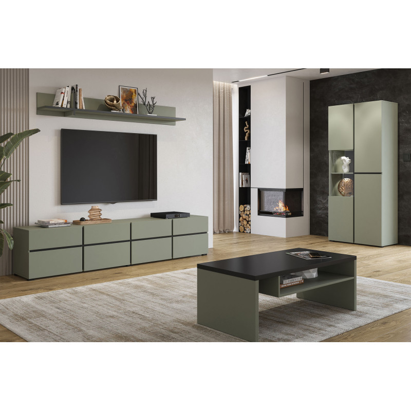 Stolik kawowy Cross 99 Zieleń Helvetia Wieruszów