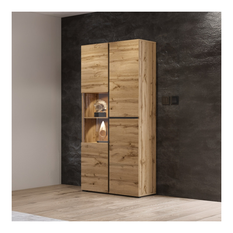 Witryna Cross 3D 12 Dąb wotan Helvetia Wieruszów