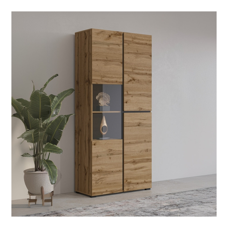 Witryna Cross 3D 12 Dąb wotan Helvetia Wieruszów